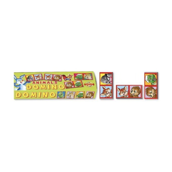 Dohány Toys Domio Mix - 28-piece animal dominoes