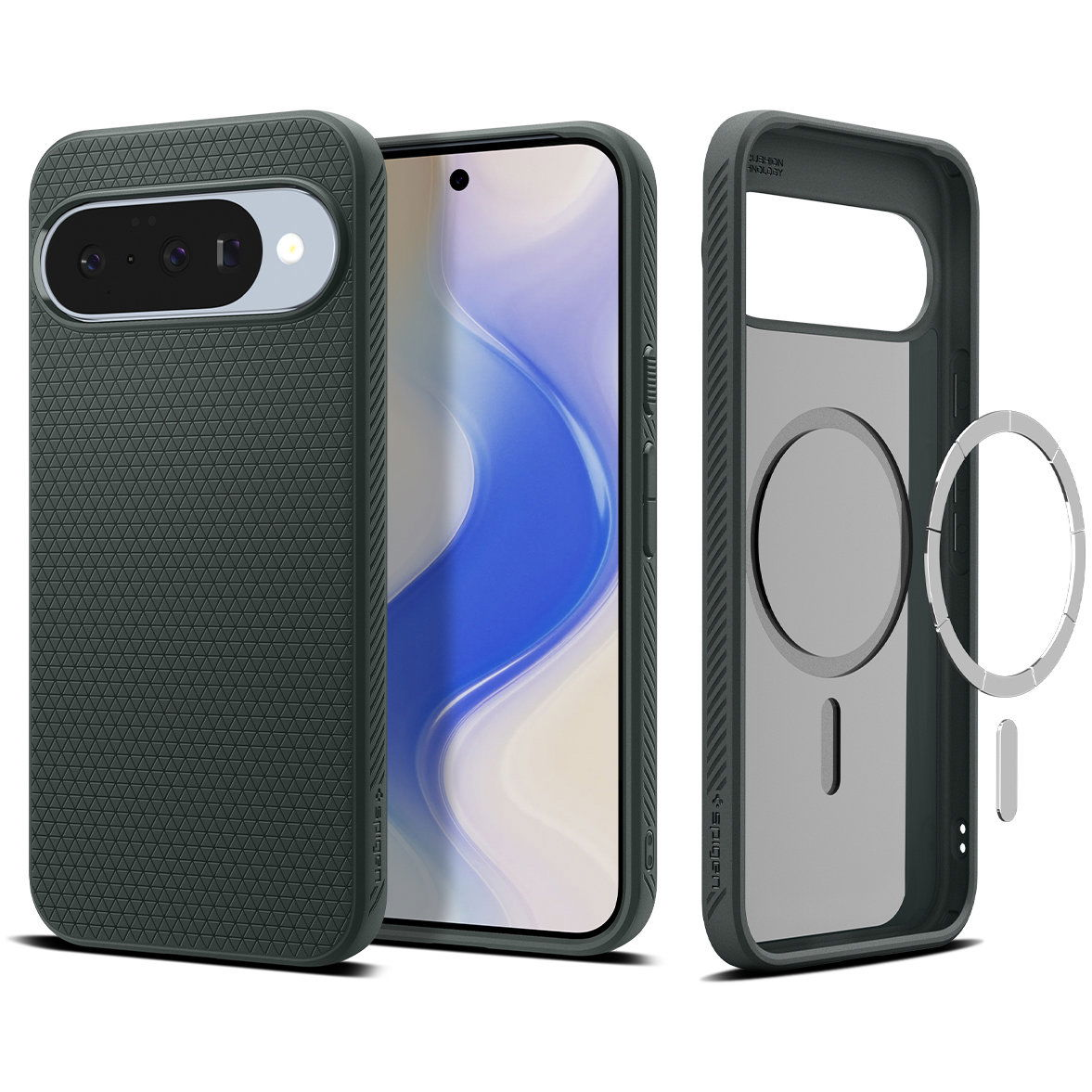 Spigen Liquid Air MagSafe Abyss Green Google Pixel 2025 Pro/Pixel 2025 tok (ACS09696)