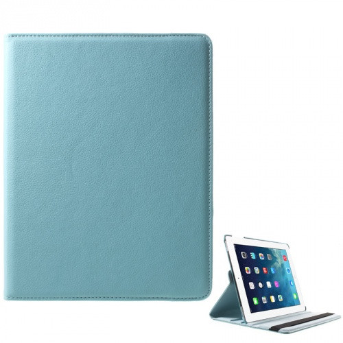 Apple iPad 2 / iPad 3 / iPad 4, калъф за папки, въртящ се (360°), светло син (RS83484)