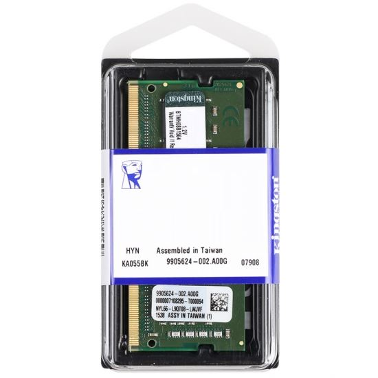 Kingston Technology ValueRAM KVR26S19S8/8 pamäťový modul 8 GB 1 x 8 GB DDR4 2666 MHz