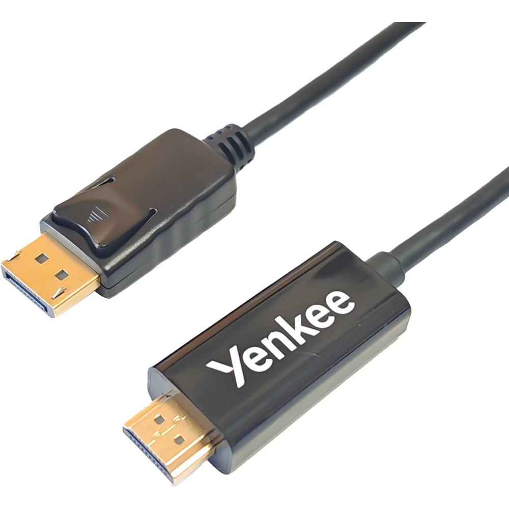 Yenkee YCH 415 HDMI apa - DisplayPort apa Kábel 2m - Fekete (YCH 415)