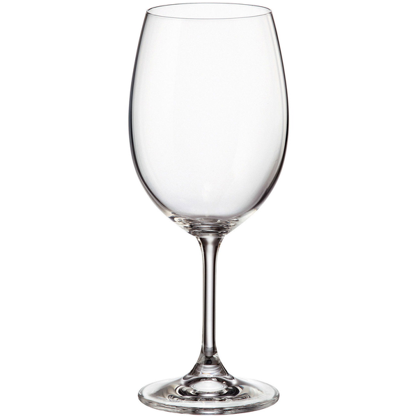 Crystalite Bohemia KLARA/SYLVIA 6 darab, 450 ml, vörösbor