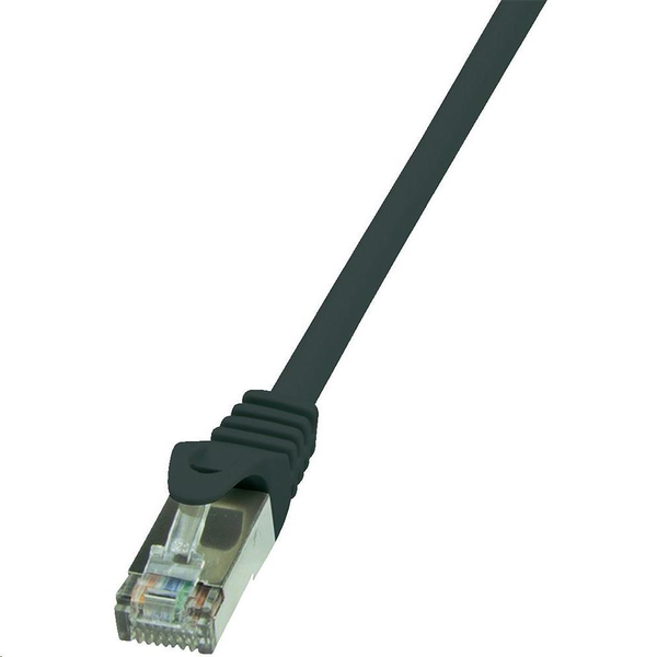 LogiLink Patchkabel CAT5e  F/UTP AWG26  5,00m schw.