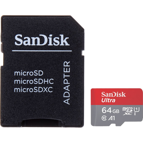 Karta SanDisk Ultra MicroSDXC 64 GB Class 10 UHS-I/U1 A1  (SD-MICRO-10/64-SAND)