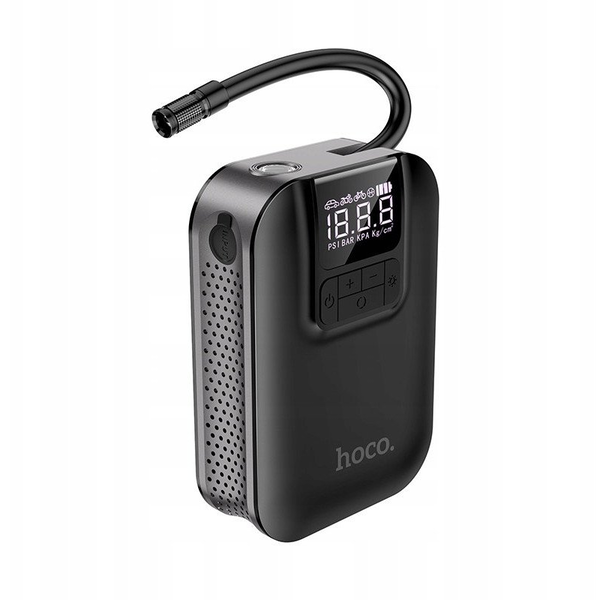 Kompresor samochodowy Hoco bezprzewodowy 5000mAh ZP7 czarny