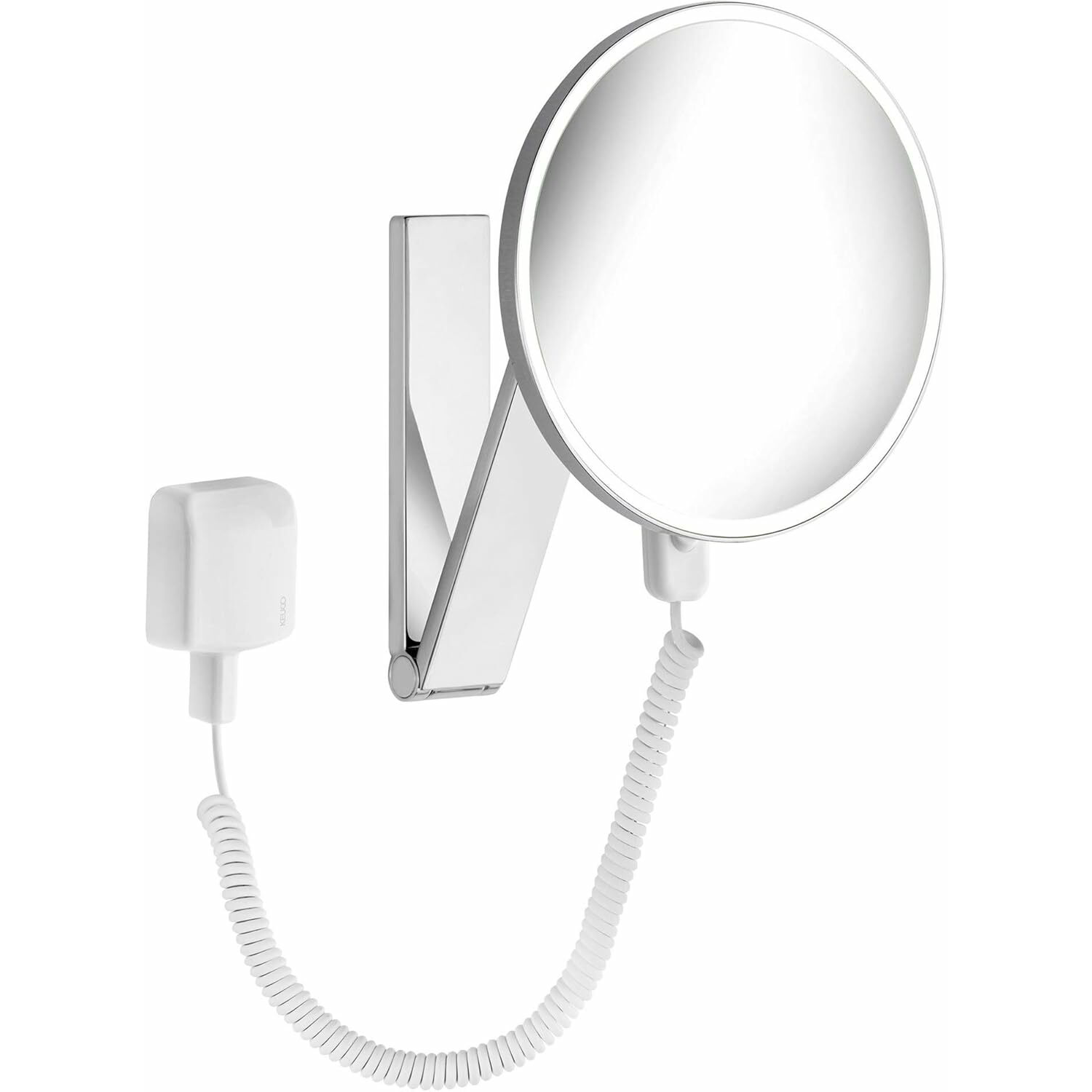 Keuco 17612019001 iLook Fali Kozmetikai Sminktükör Ø 20 cm - Ezüst (17612019001)