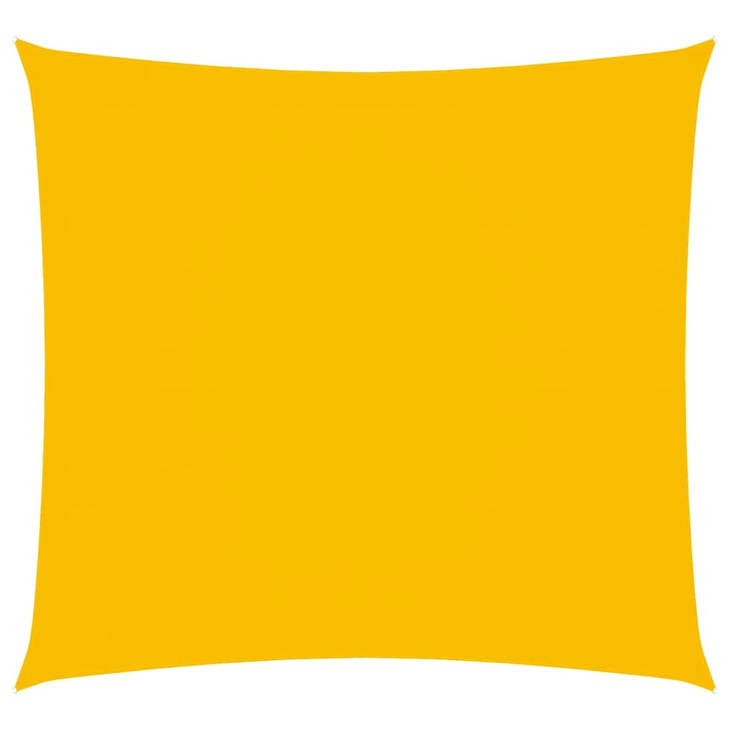 sárga négyzet alakú oxford-szövet napvitorla 4,5 x 4,5 m (135580)