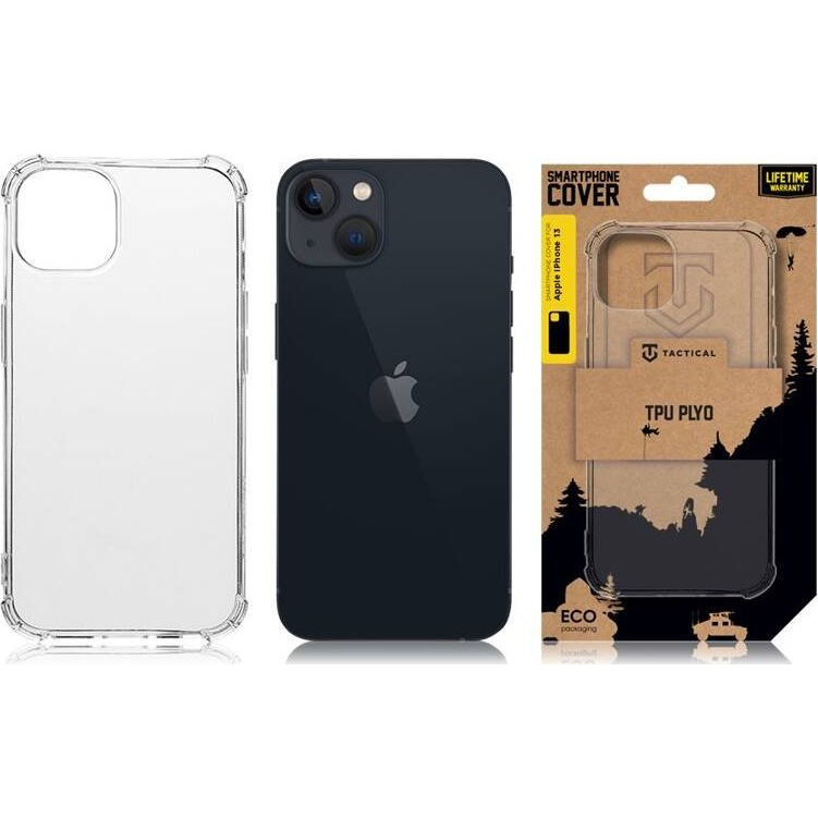Tactical TPU Plyo Apple iPhone 13 hátlap tok, átlátszó (8596311156205)