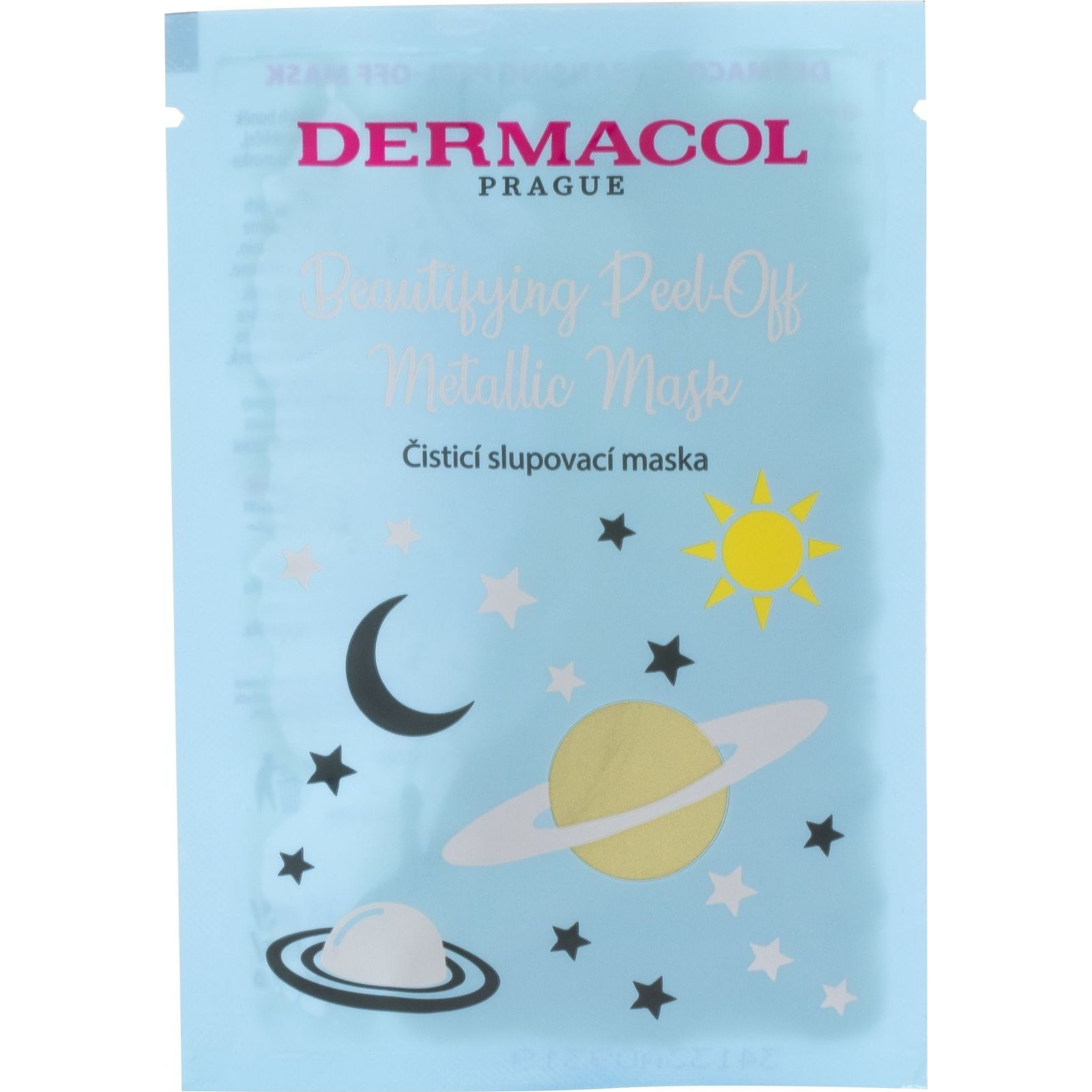 DERMACOL Beautifying Brightening Peel-Off Metallic Mask - Cleaning (98014)