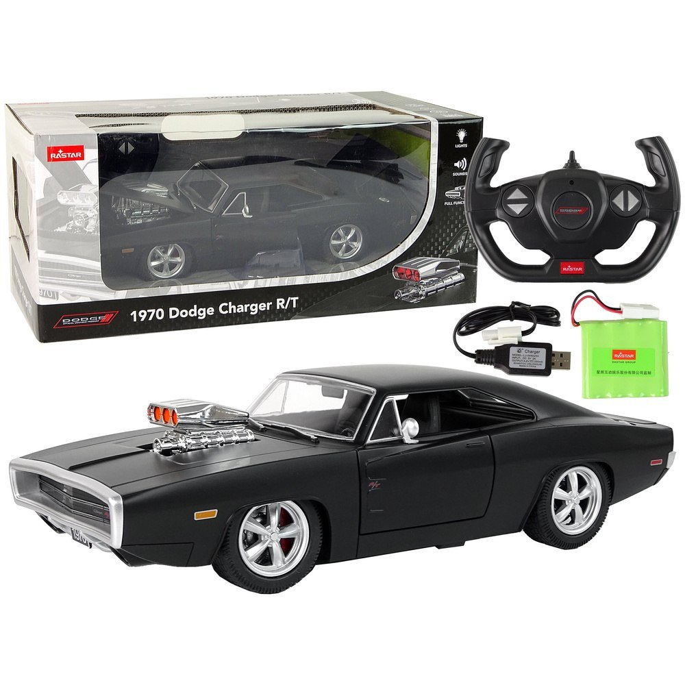 Automatikus R/C Dodge Charger 1_16 Czarny (15287)