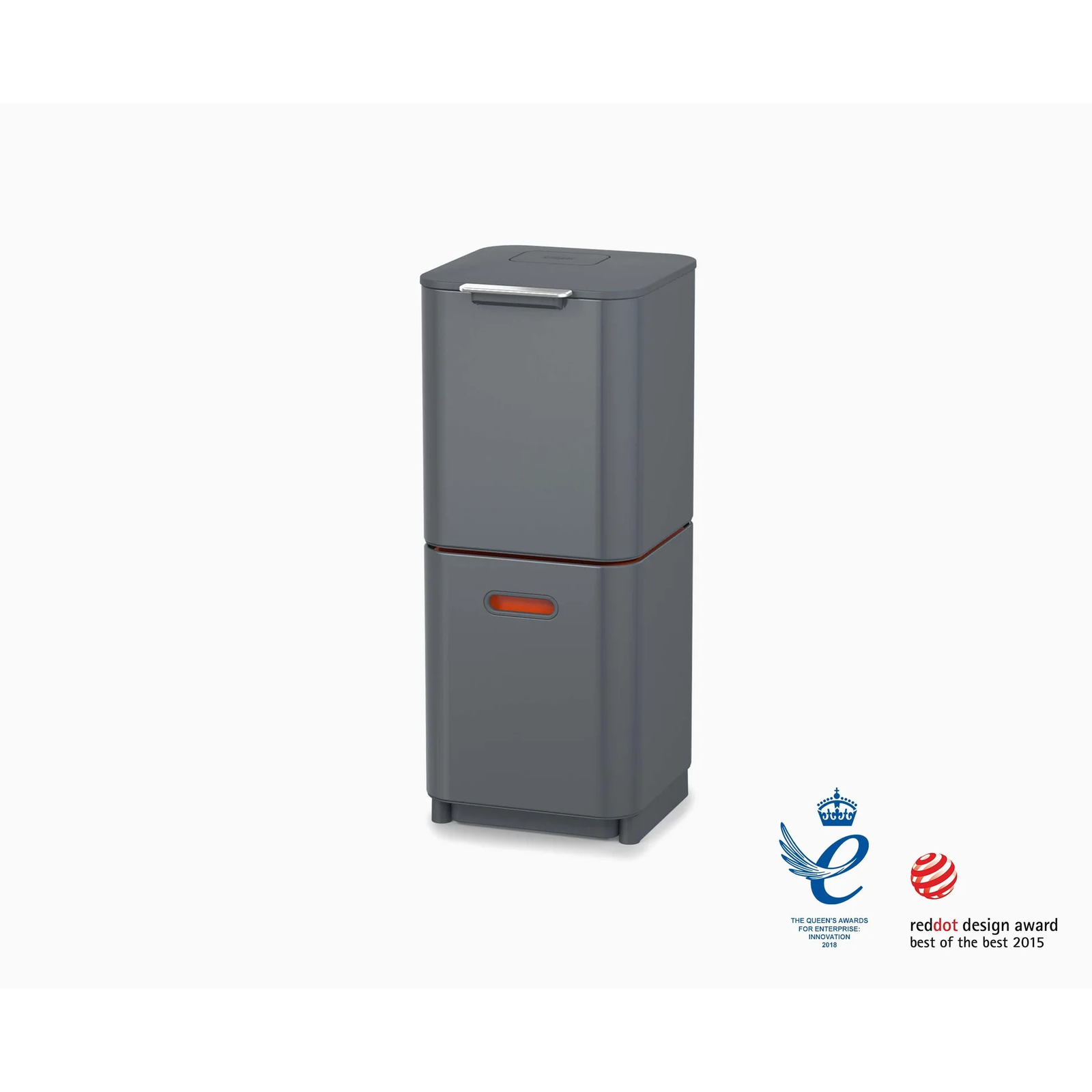 Joseph Joseph Szürke hulladék- és újrahasznosító szemetes 40L - Szürke (30065)