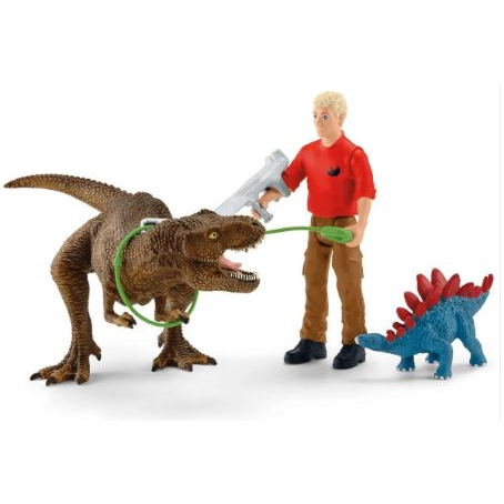 Schleich Tyrannosaurus Rex támadás (41465) (sch41465)