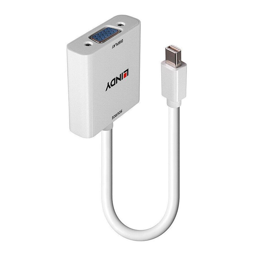 Lindy 38317 video átalakító kábel 0,16 M Mini DisplayPort VGA (D-Sub) Fehér (38317)