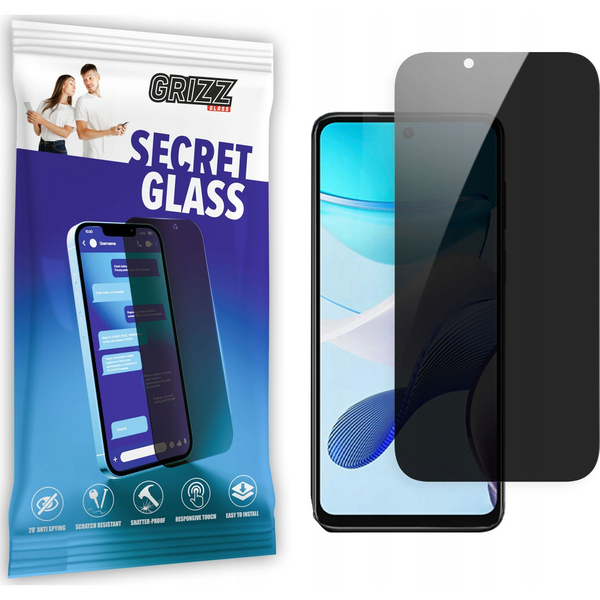  GrizzGlass Szkło prywatyzujące GrizzGlass SecretGlass Motorola Moto G51 5G