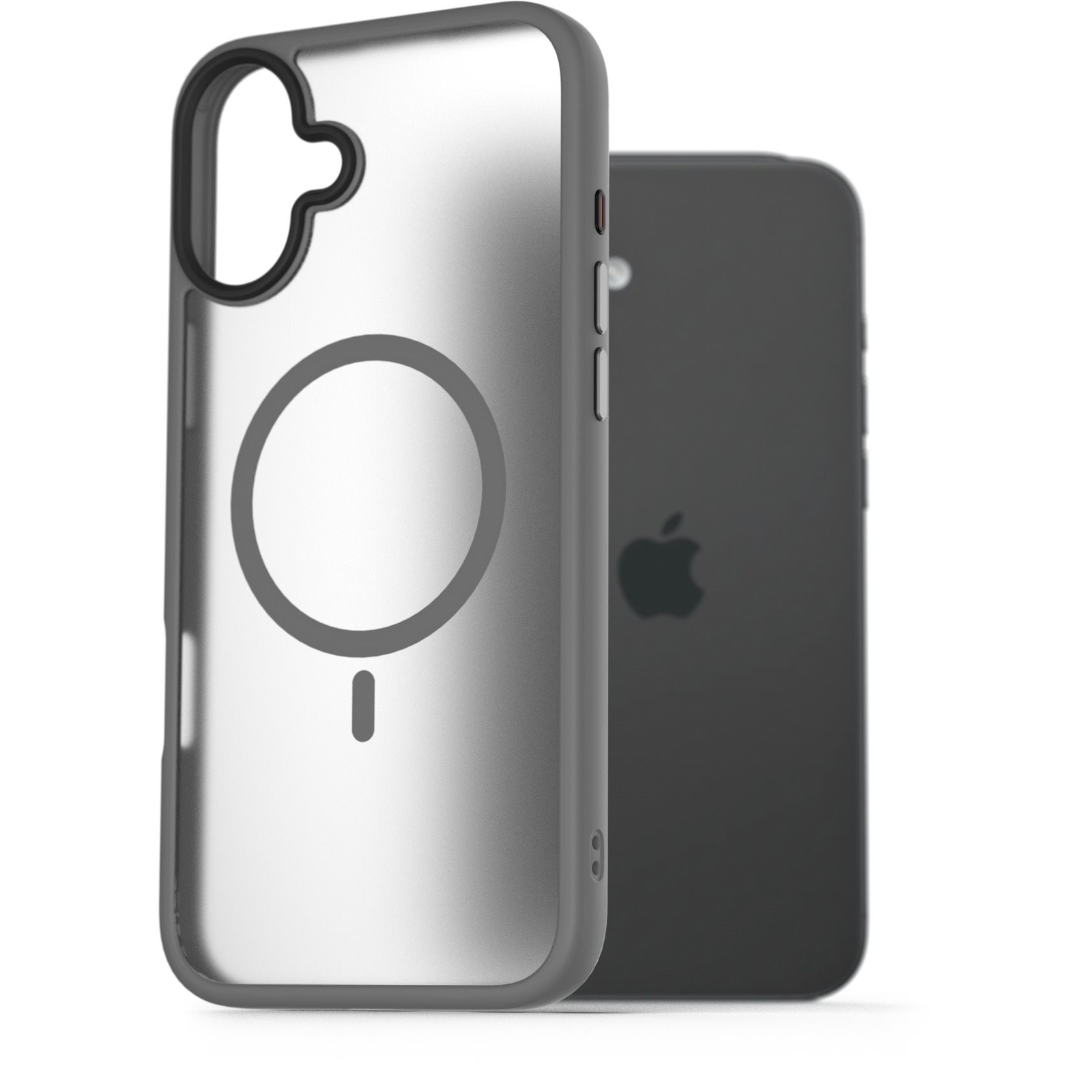 AlzaGuard Matte Case iPhone 16 Plus Magsafe szürke tok (AGD-PCMM58E)