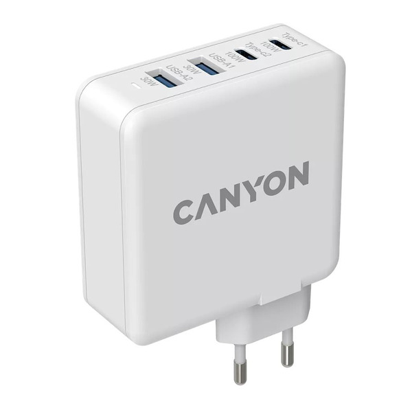 Зарядно за телефон/таблет Canyon H-100 USB-C/USB 2.0 бяло