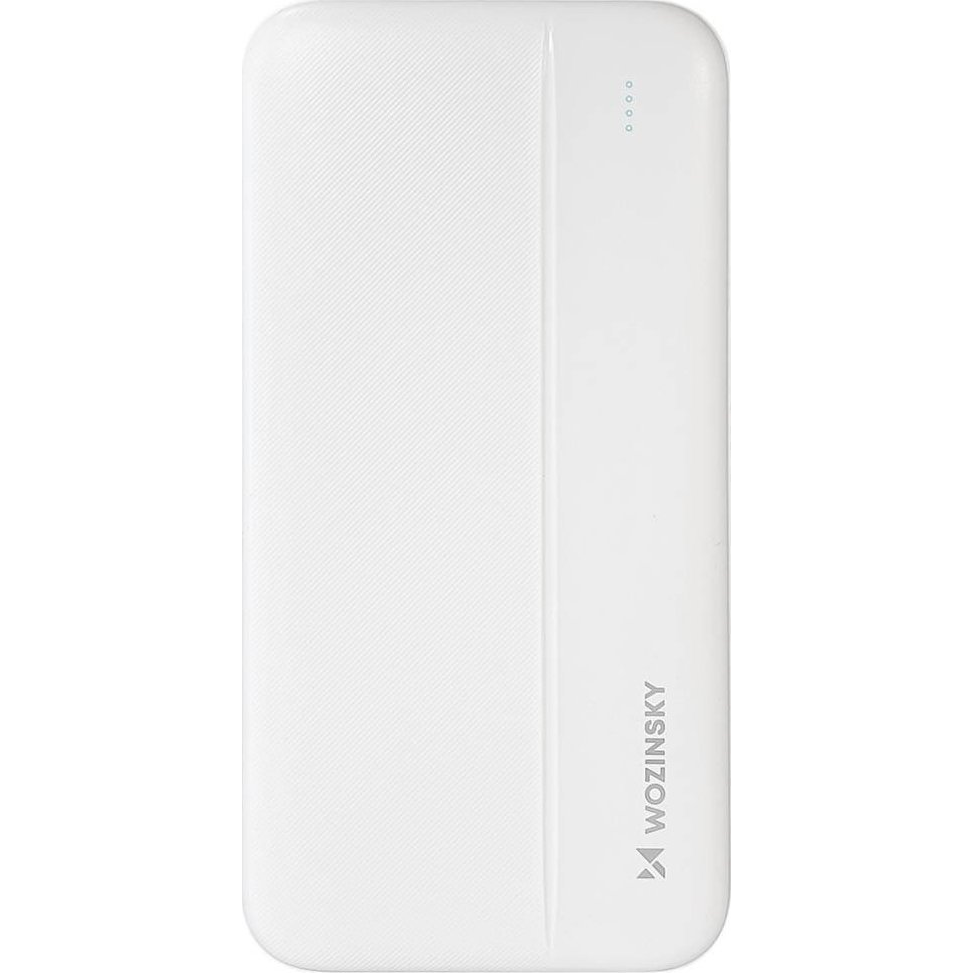 Wozinsky WPBWE1 Powerbank 10000mAh 2x USB Fehér (191415239)