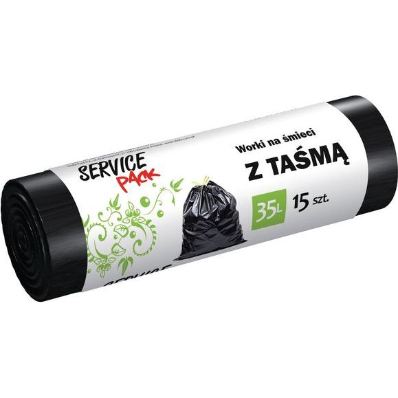  Staples Worki na śmieci LDPE 35l 15/rol