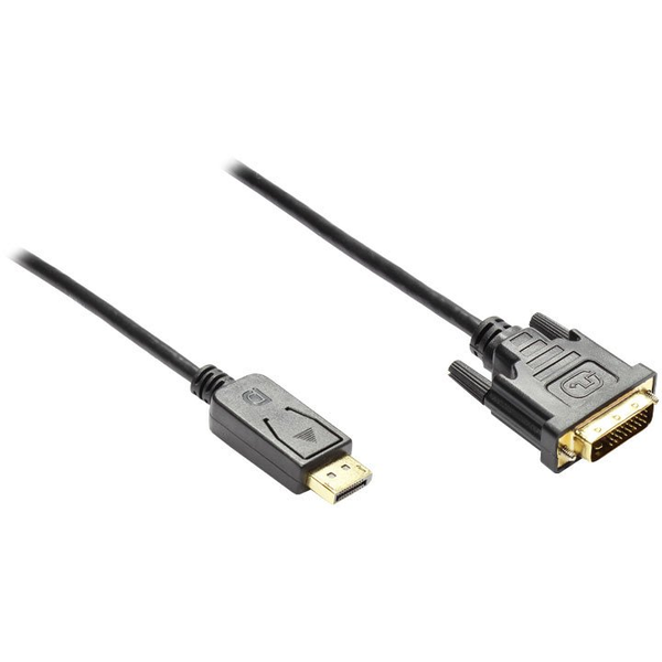 Good Connections Kabel DP-St.-DVI-D 24+1-St. schwarz 1,8m