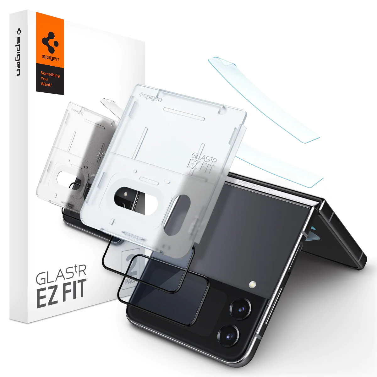 Tvrdené sklo Spigen pre Samsung GALAXY Z FLIP 4 2 ks