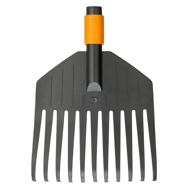 Глава за гребло Fiskars, QuikFit, 11 остриета, За листа (S), Дължина на острието 22 см, Пластмаса, Черен