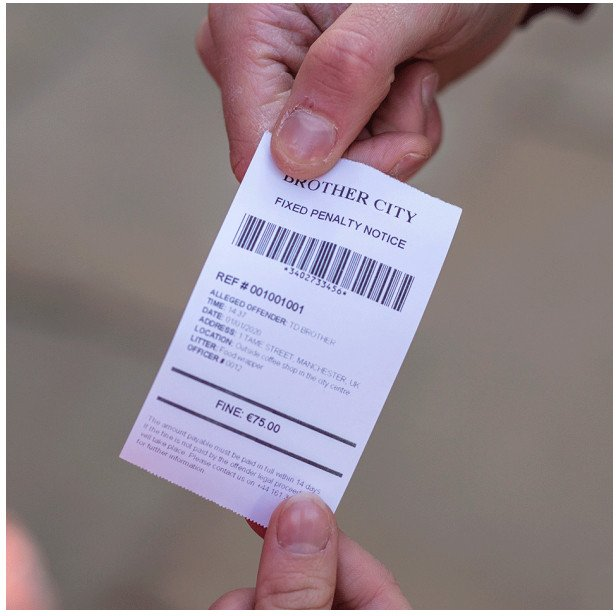 BDE-1J000057-030 57MM RECEIPT CONTINUOUS 30MM OD MOQ 48 (BDE1J000057030)