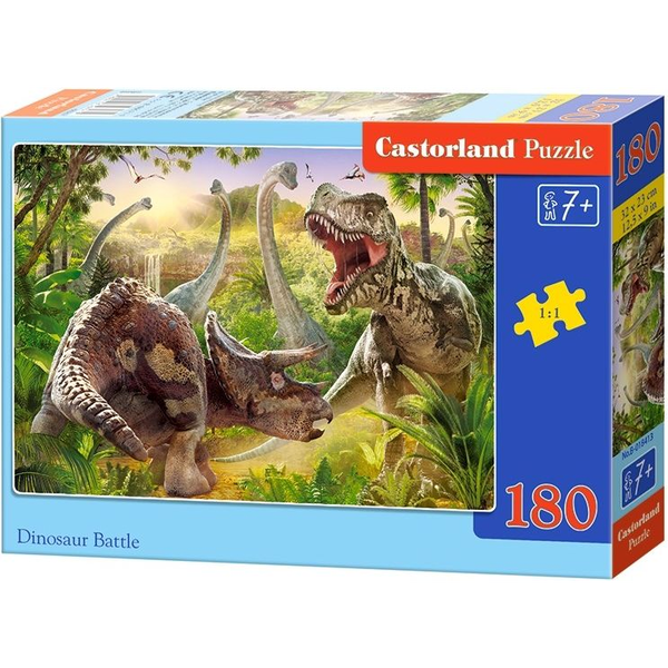 Castorland Dinosaur Battle 180 pcs Puzzle 180 pz Animali