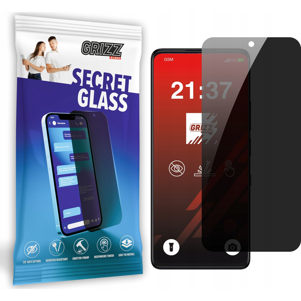  GrizzGlass Szkło prywatyzujące GrizzGlass SecretGlass do TCL 50 Pro NxtPaper