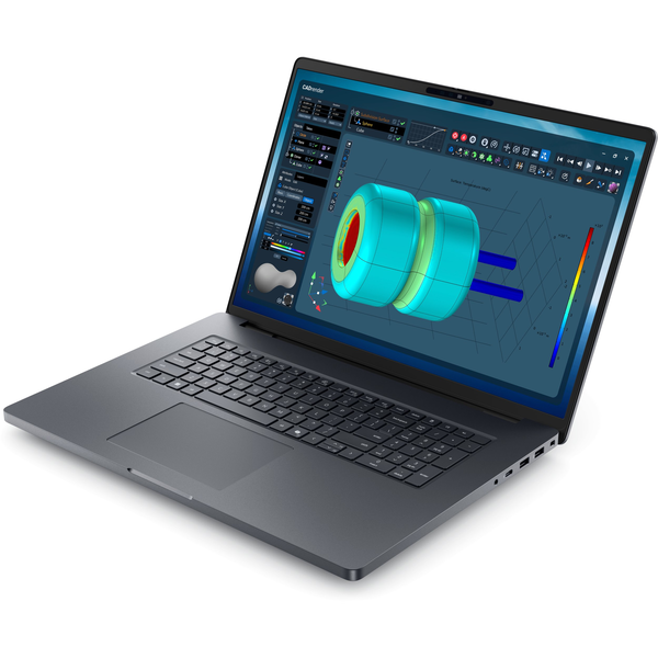 DELL Pro Max 18 Plus MB18250 Intel Core Ultra 7 265HX Mobil workstation 45,7 cm (18") Quad HD+ 32 GB DDR5-SDRAM 1 TB SSD NVIDIA RTX PRO 3000 Blackwell Wi-Fi 7 (802.11be) Windows 11 Pro Tysk Sort