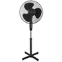 Висок вентилатор със стойка Esperanza, Стомана, Hurricane, 50W, осцилиращ, 3 степени на скорост, 130 см височина, 40 см диаметър, черен