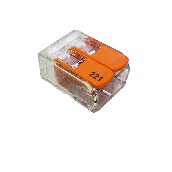 Optonica WAGO 221-612 Vezeték Összekötő 2 csatlakozós 0,75 6mm2 32A 400V (6003)