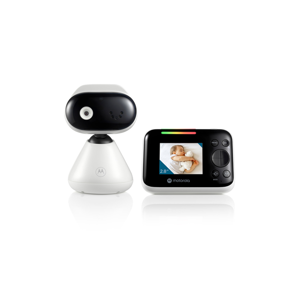 Motorola PIP1200 Baby videoskærm 300 m FHSS Sort, Hvid