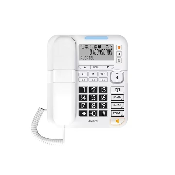 ALCATEL TMAX 70 Festnetztelefon für Senioren - Weiß