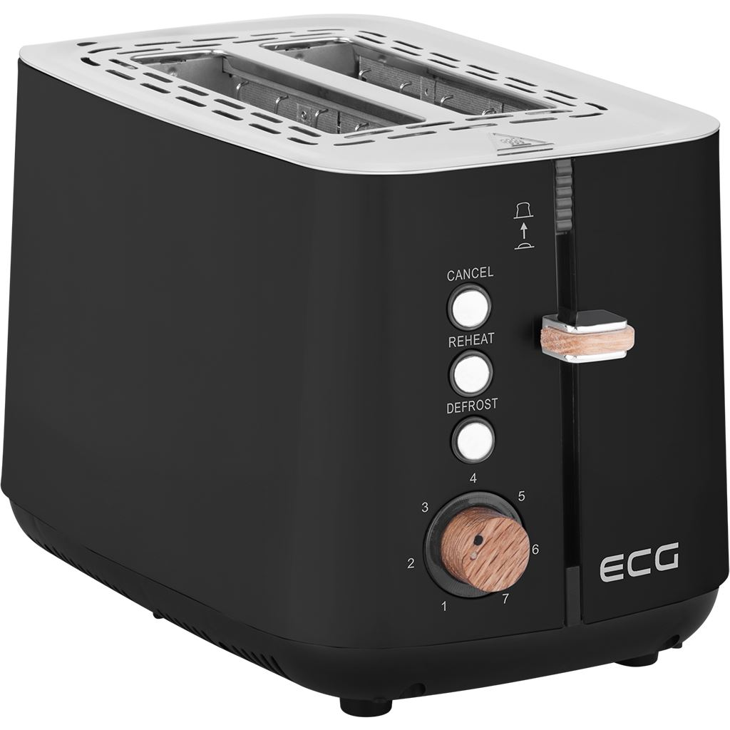 ECG ST 2768 Timber Kenyérpirító fekete (ST-2768)