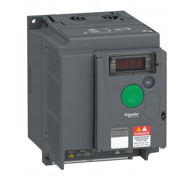 Easy Altivar Przemiennik częstotliwości 310 2.2 kW 3f 380...460V bez filtra EMC IP20 ATV310HU22N4E