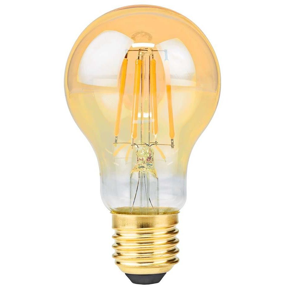 Nedis LED izzó, E27, A60, 4,9 W, 470 lm, 2100 K, retro (LBDE27A60GD)
