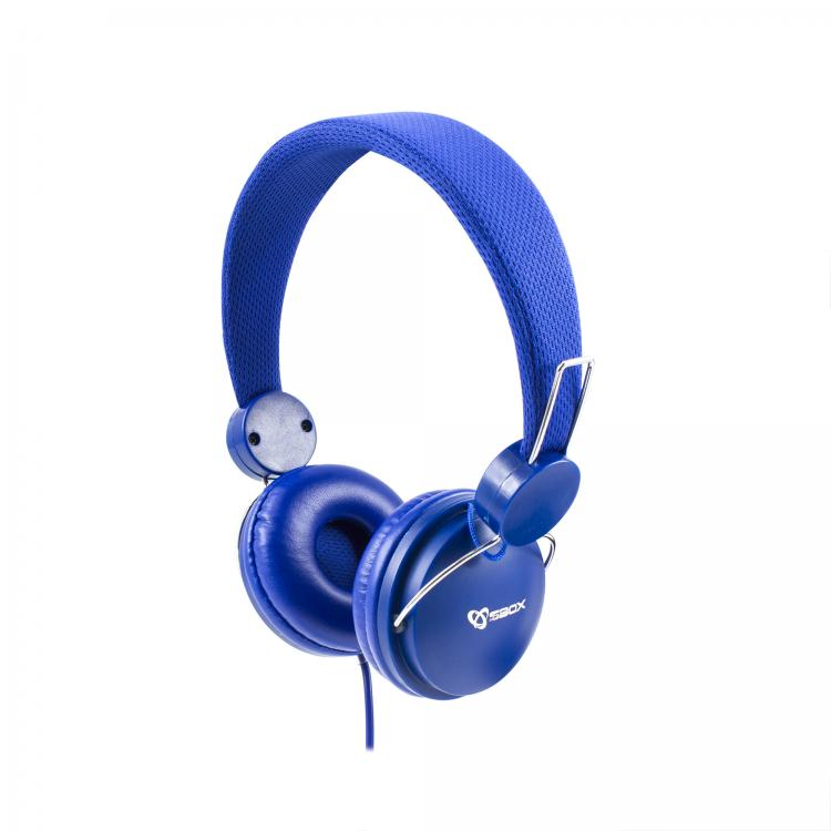 Слушалки SBOX HS-736BL — T-MLX36475, сини