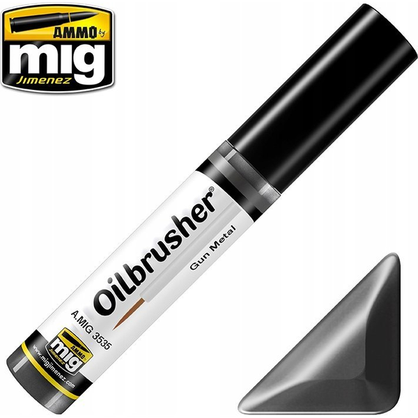  Vallejo Ammo: Oilbrusher - Gun Metal (10 ml)