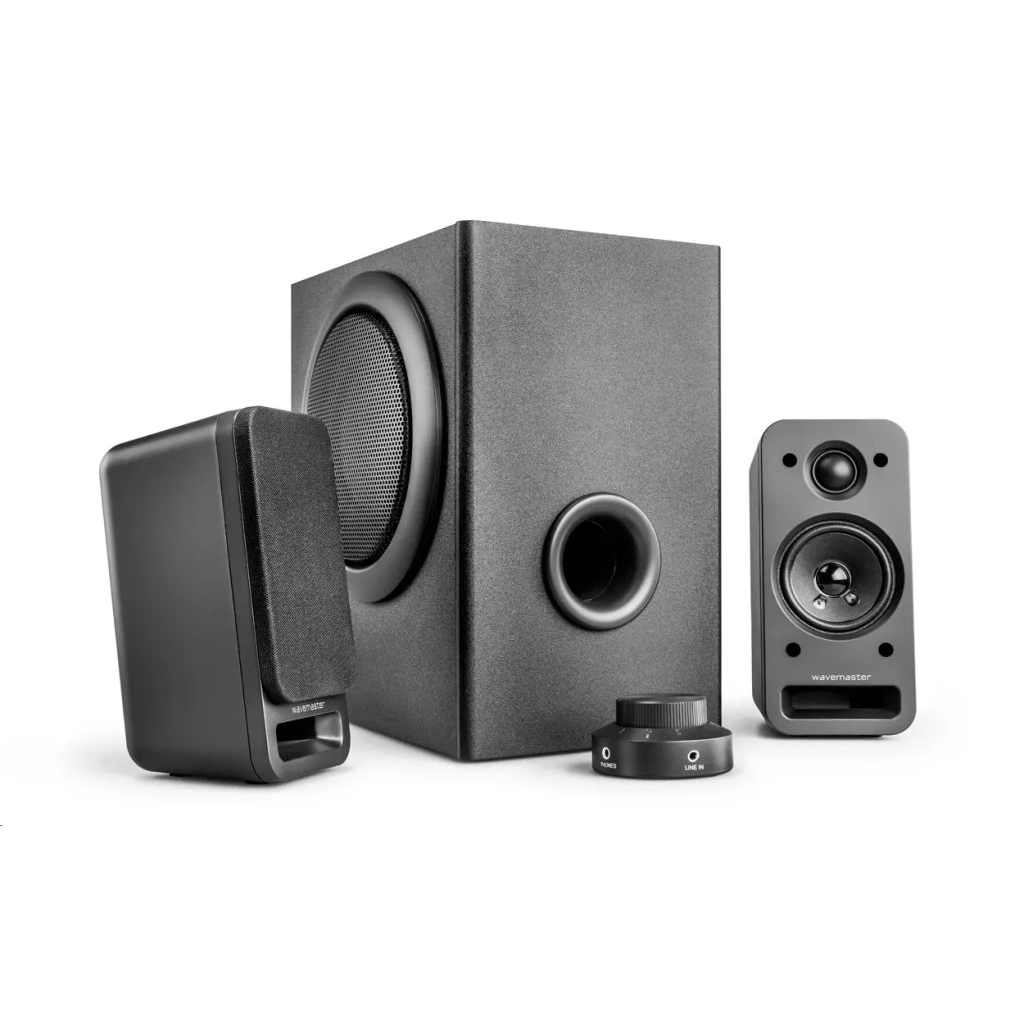 WaveMaster MX3+ 2.1 csatornás aktív hangszórórendszer fekete (66503) (wave66503)
