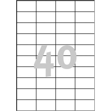 Avery 3651 52,5×29,7mm univerzális 4000db-os etikett (3651)