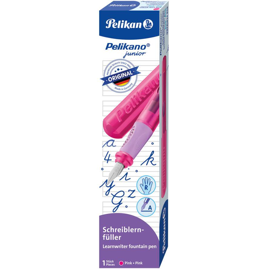 Pelikan Pelikano Junior Schreiblernfüller Rechtshä. Pink A (824828) (824828)