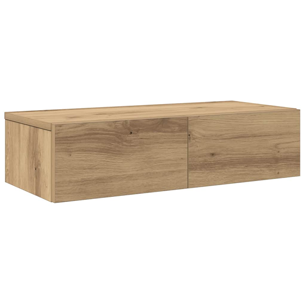 Falipolc fiókokkal artisian tölgy 60x26,5x15 cm műszaki fa