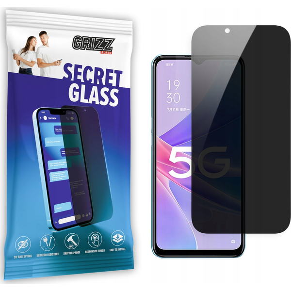  GrizzGlass Szkło prywatyzujące GrizzGlass SecretGlass Oppo A97 5G