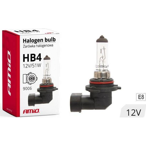 Amio Halogén Izzó HB4 12 V 51 W 9006 UV Szűrő