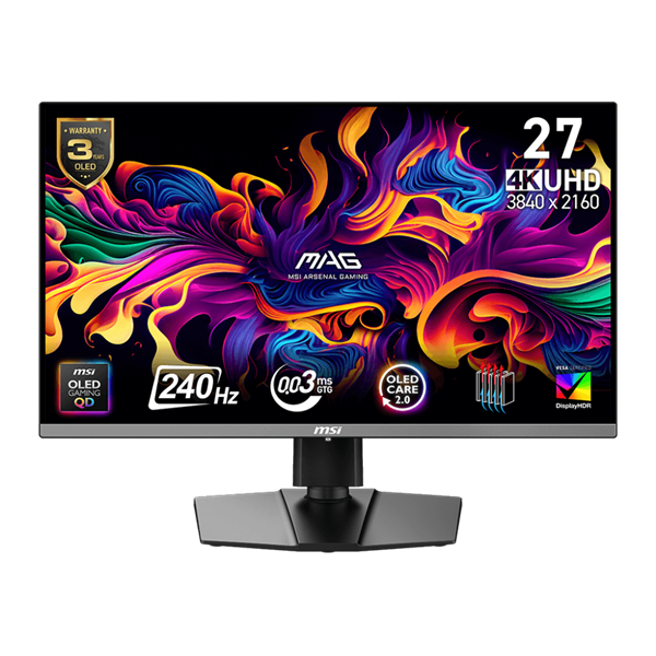 MSI MAG 272UP QD-OLED X24 26,5" UHD 240Hz Gaming Monitor