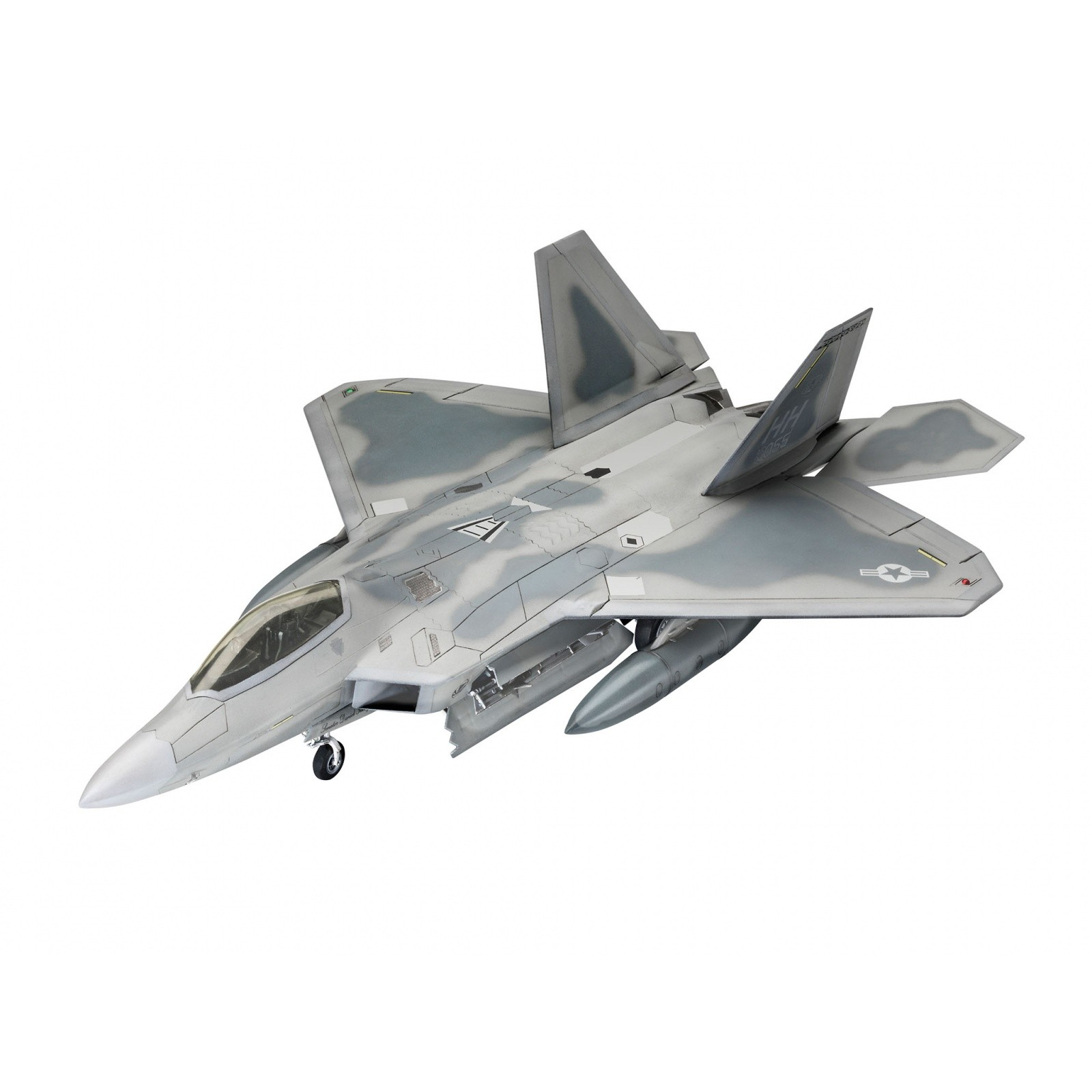 Revell Lockheed Martin F-22A Raptor vadászrepülőgép műanyag modell (1:72) (03858)