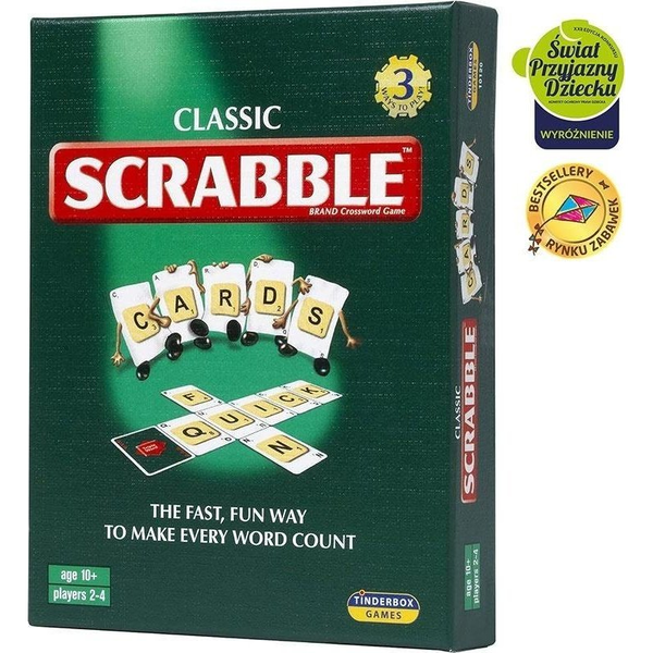 Scrabble Karty wersja angielska PIATNIK
