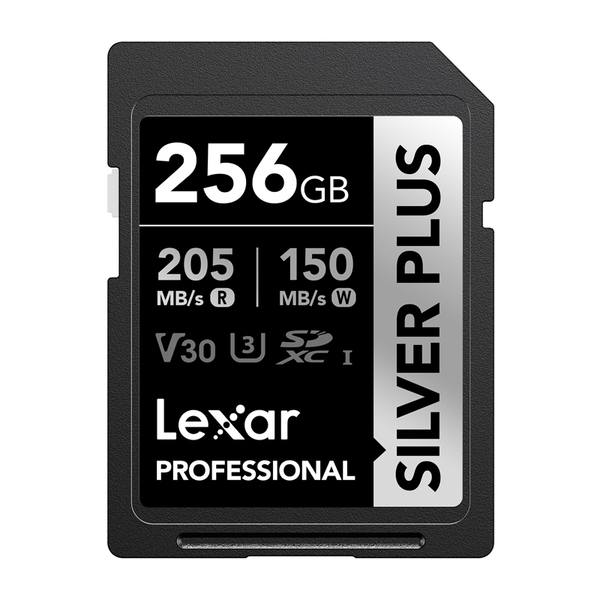 LEXAR Professzionális SILVER PLUS SDXC memóriakártya 256GB 843367134144