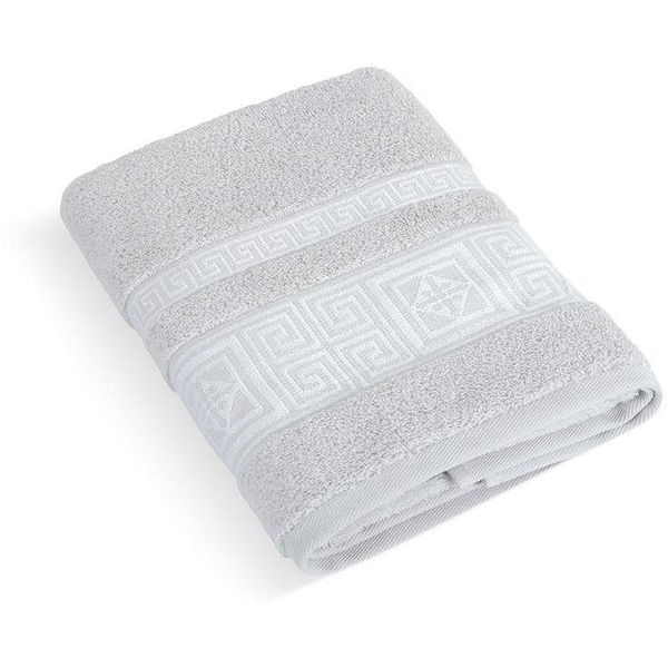 Bellatex Terry Greek Collection - Towel 155/003 - 50 × 100 cm - light grey