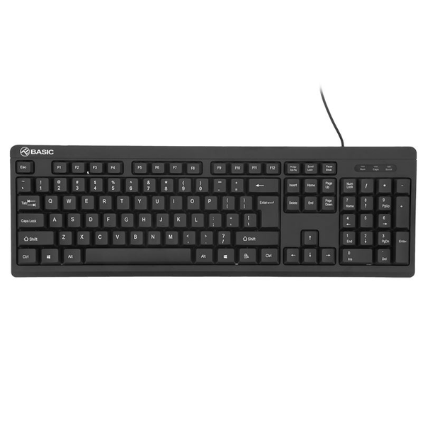 Tellur Basic Wired Keyboard US, USB Black